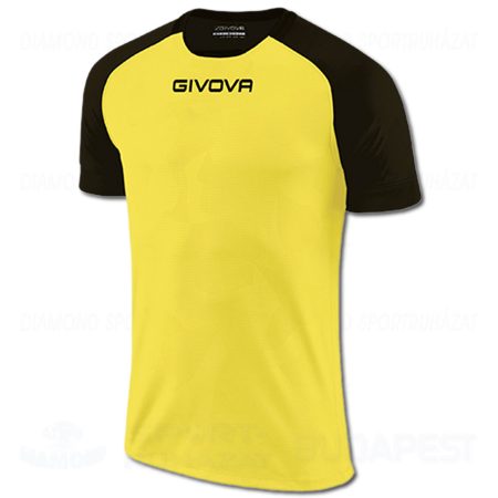 GIVOVA SHIRT CAPO futball mez - sárga-fekete