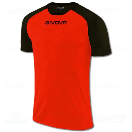 GIVOVA SHIRT CAPO futball mez - piros-fekete