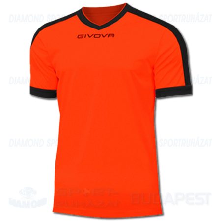 GIVOVA SHIRT REVOLUTION futball mez - narancssárga-fekete GIVOVA SHIRT REVOLUTION futball mez - narancssárga-fekete