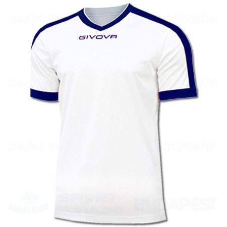 GIVOVA SHIRT REVOLUTION futball mez - fehér-tengerkék