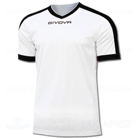 GIVOVA SHIRT REVOLUTION futball mez - fehér-fekete