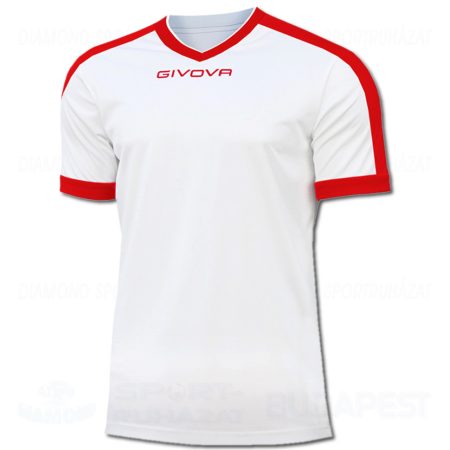 GIVOVA SHIRT REVOLUTION futball mez - fehér-piros