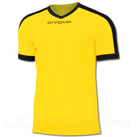 GIVOVA SHIRT REVOLUTION futball mez - sárga-fekete