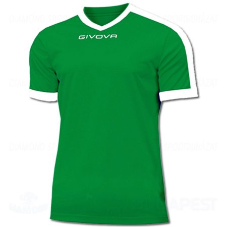 GIVOVA SHIRT REVOLUTION futball mez - zöld-fehér