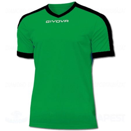 GIVOVA SHIRT REVOLUTION futball mez - zöld-fekete