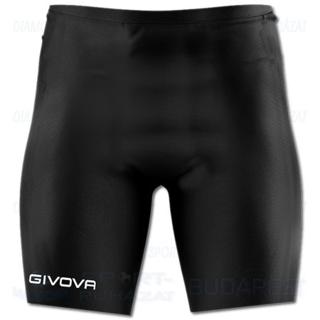 GIVOVA BERMUDA SKIN elasztikus aláöltöző nadrág (bermuda) - fekete