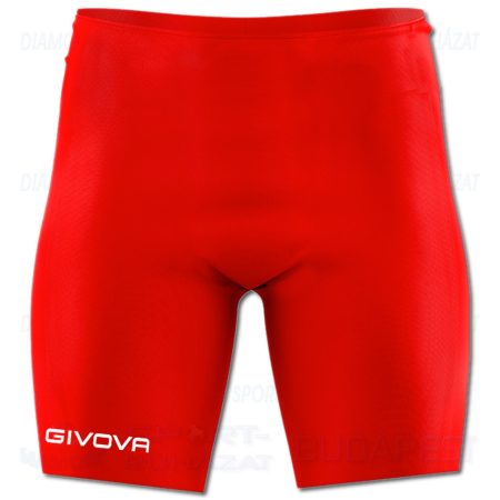 GIVOVA BERMUDA SKIN elasztikus aláöltöző nadrág (bermuda) - piros