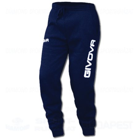 GIVOVA PANTA COTONE pamut szabadidő melegítő nadrág - tengerkék