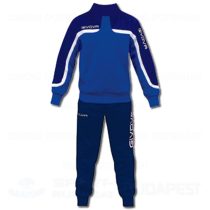   GIVOVA OCEANIA JUNIOR KIT belebújós edző- és szabadidő melegítő felső + nadrág KIT - királykék-tengerkék [3XS]