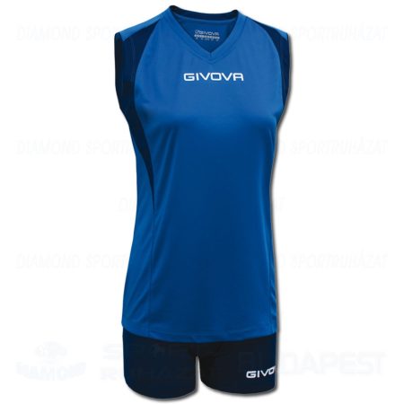 GIVOVA SPIKE LADIES KIT női röp- és kézilabda mez + nadrág KIT - királykék-tengerkék