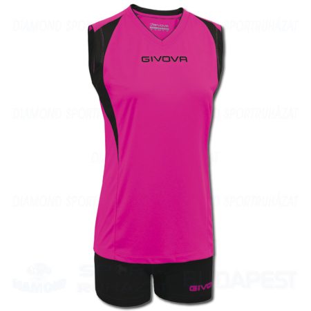 GIVOVA SPIKE LADIES KIT női röp- és kézilabda mez + nadrág KIT - fukszia-fekete